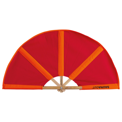 Aufgussfächer MINI, rot/orange