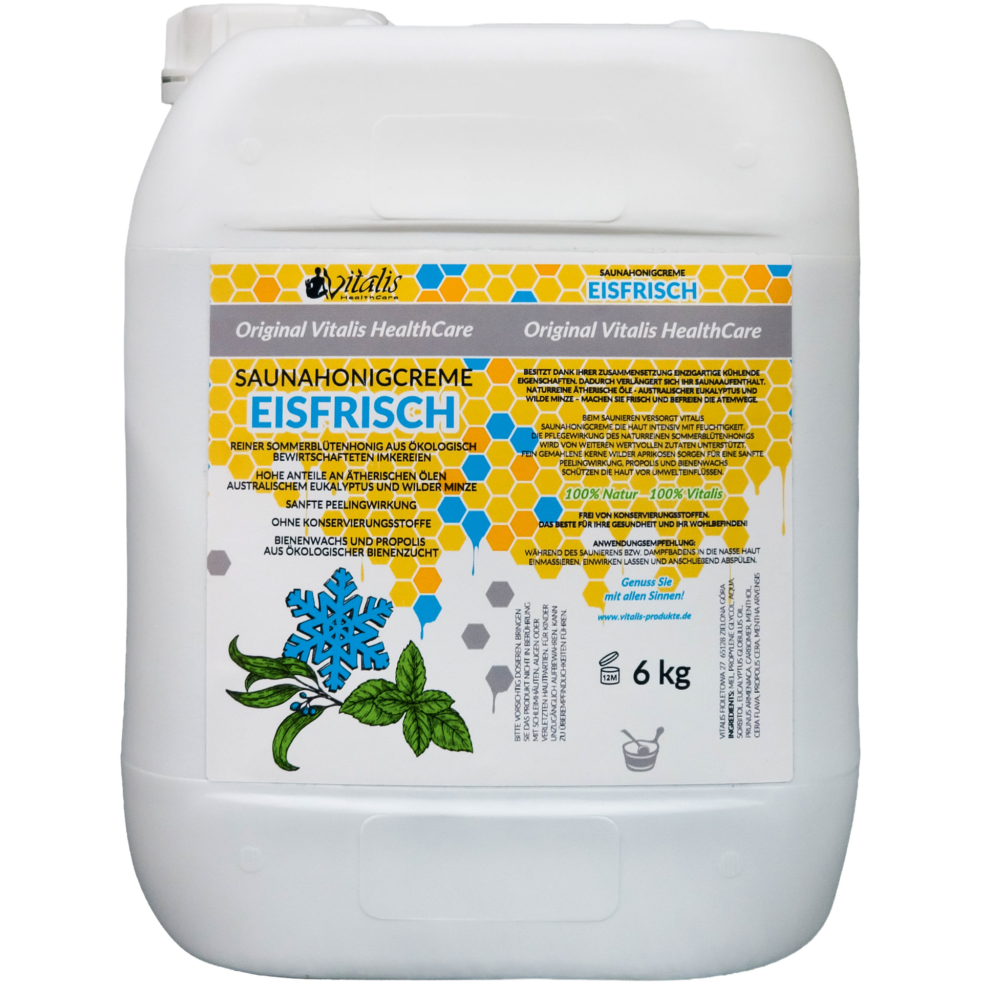 Saunahonigcreme "Eisfrisch" 6 kg/4,8 l