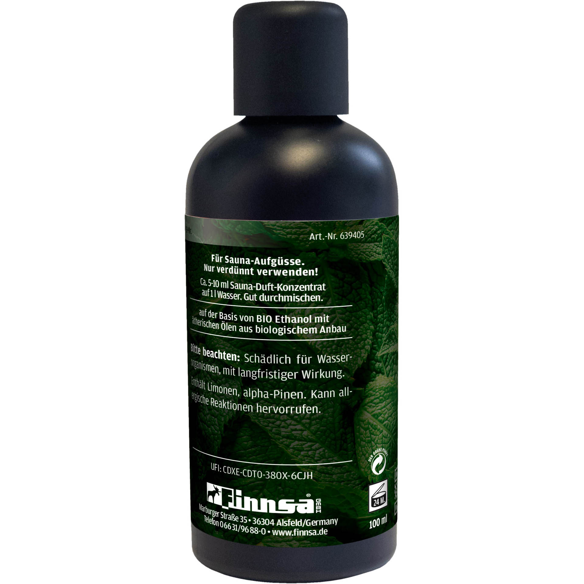 BIO Sauna-Duft Minze 0,1 l