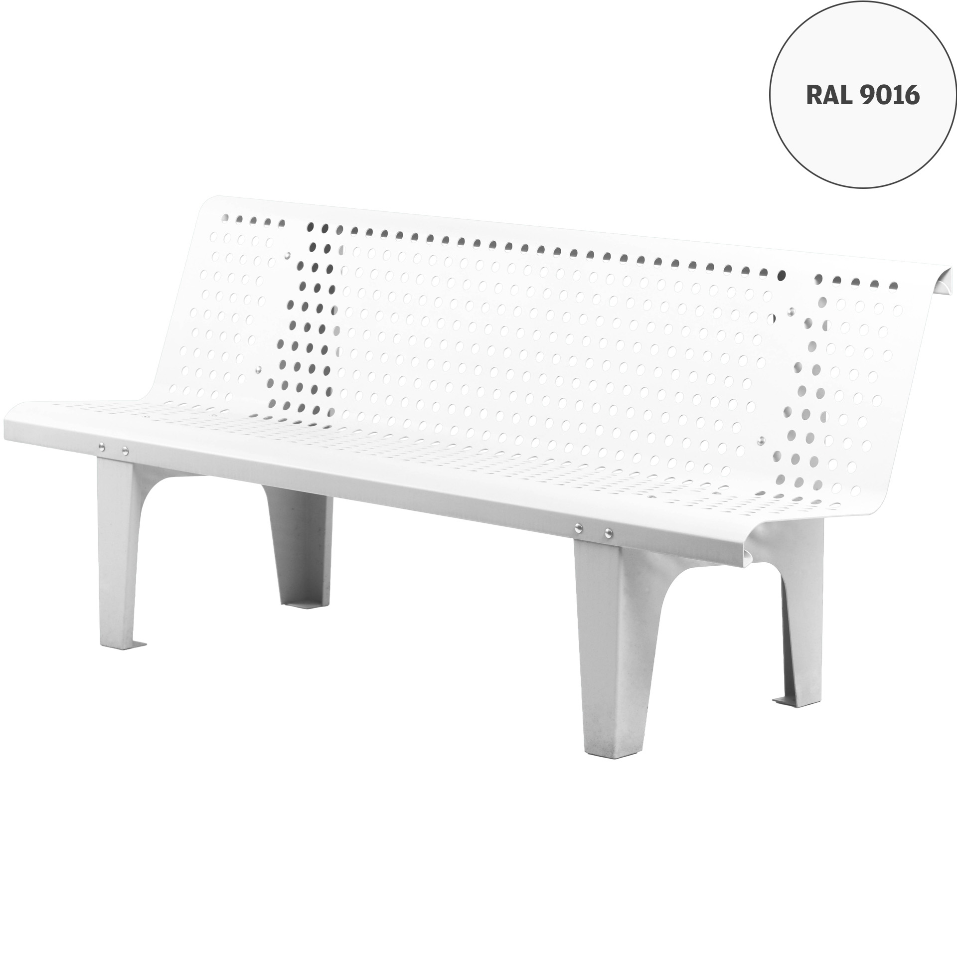 Aluminium-Lochbank LoBa, 180 cm Lochung rund