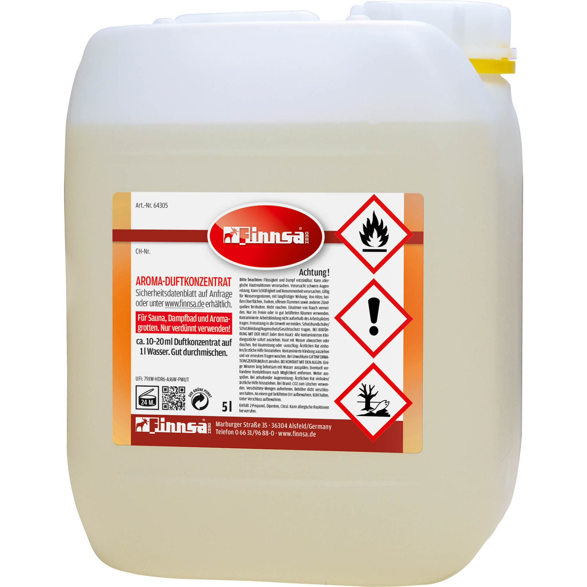 Aroma-Duft Blutorange 5 l