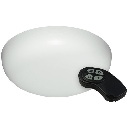 Rundes Farblichtgerät mit Fernbedienung