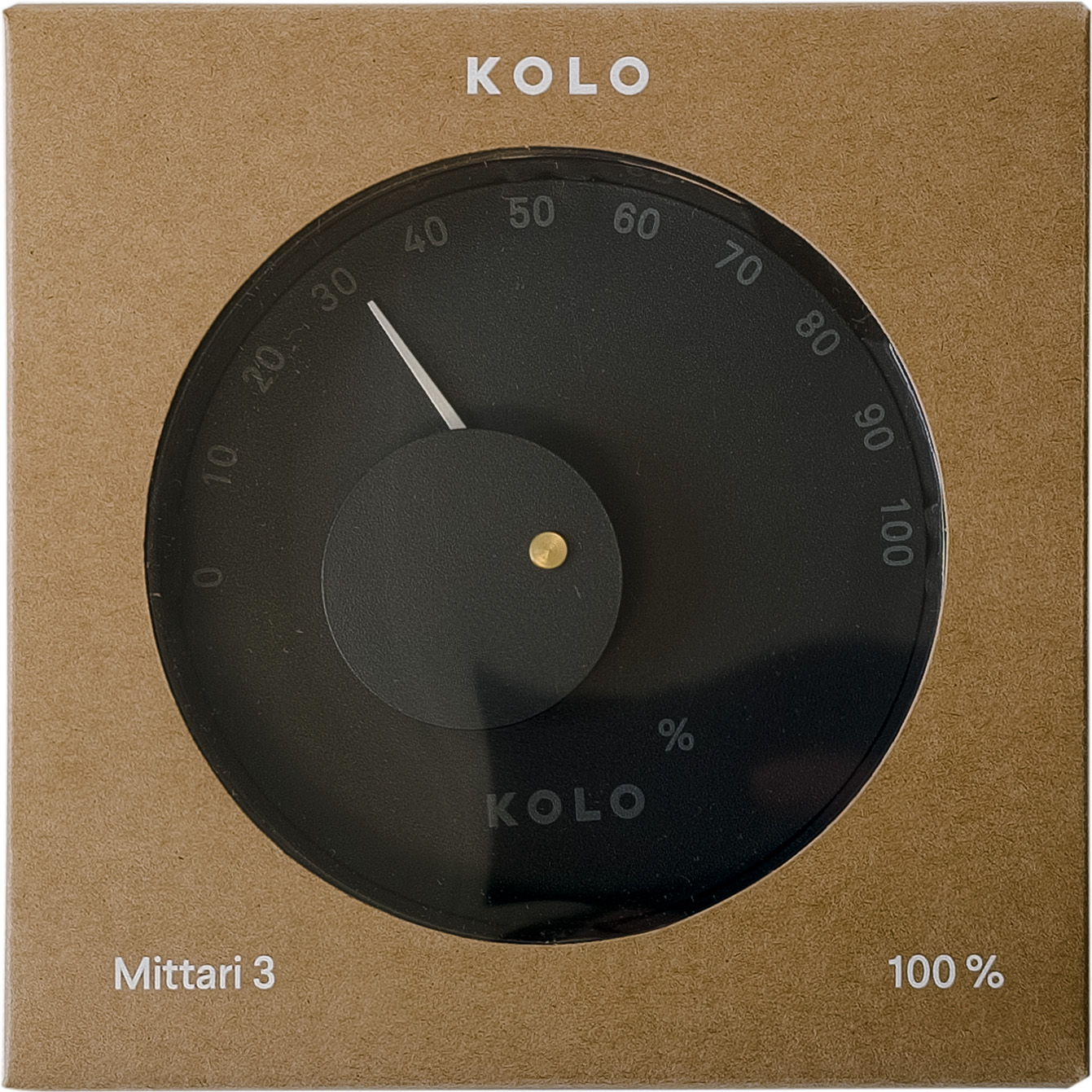 Kolo Hygrometer Ø 12 cm, schwarz