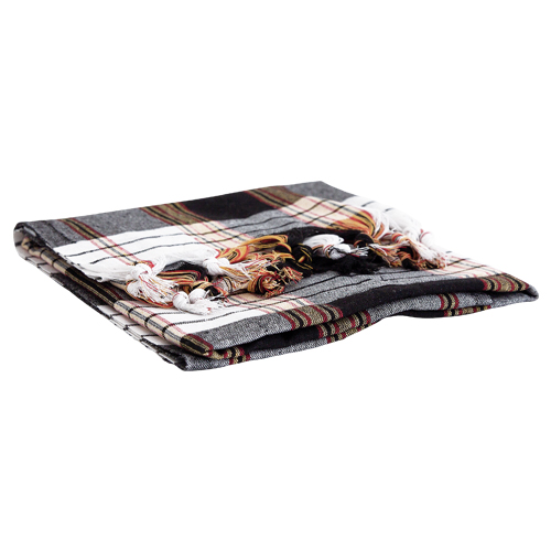 Hamam-Tuch, schwarz-weiß kariert