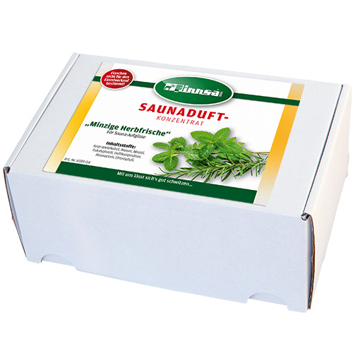 24 x Saunaduft 15 ml / Minzige Herbfrische