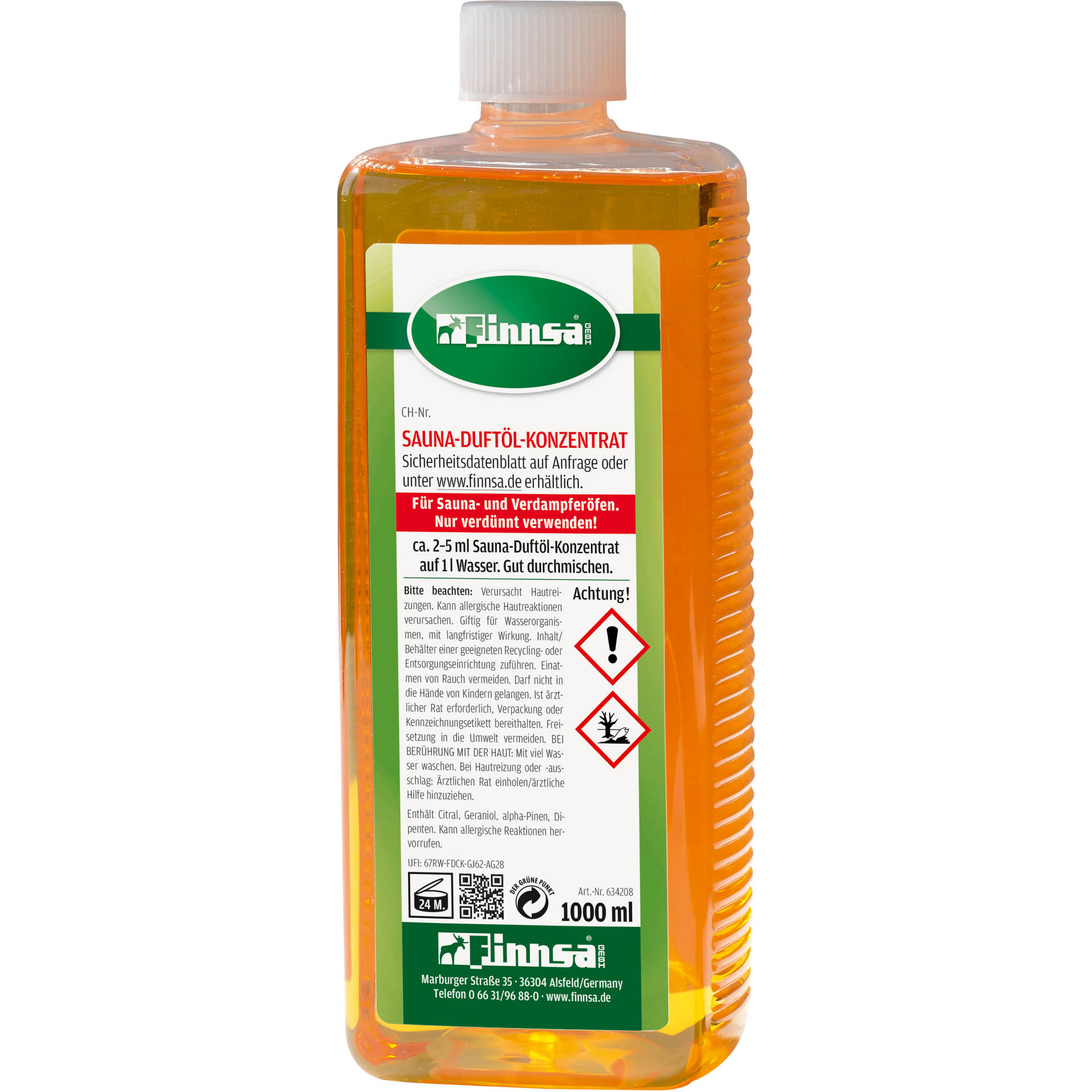 Sauna Oil Lemongrass 1 l