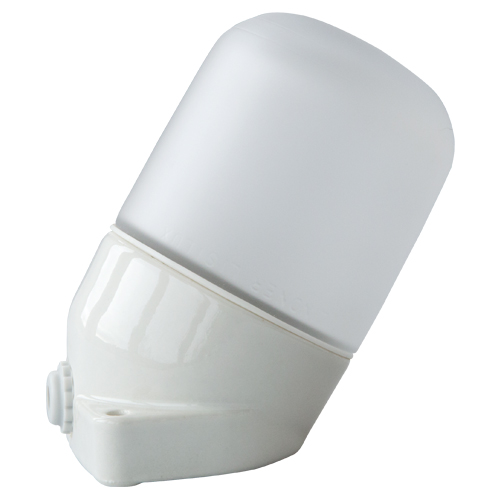 Sauna-Leuchte, abgeschrägt, E27, matt