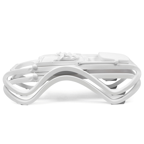 Vollkunststoffliege "Tropico", weiß