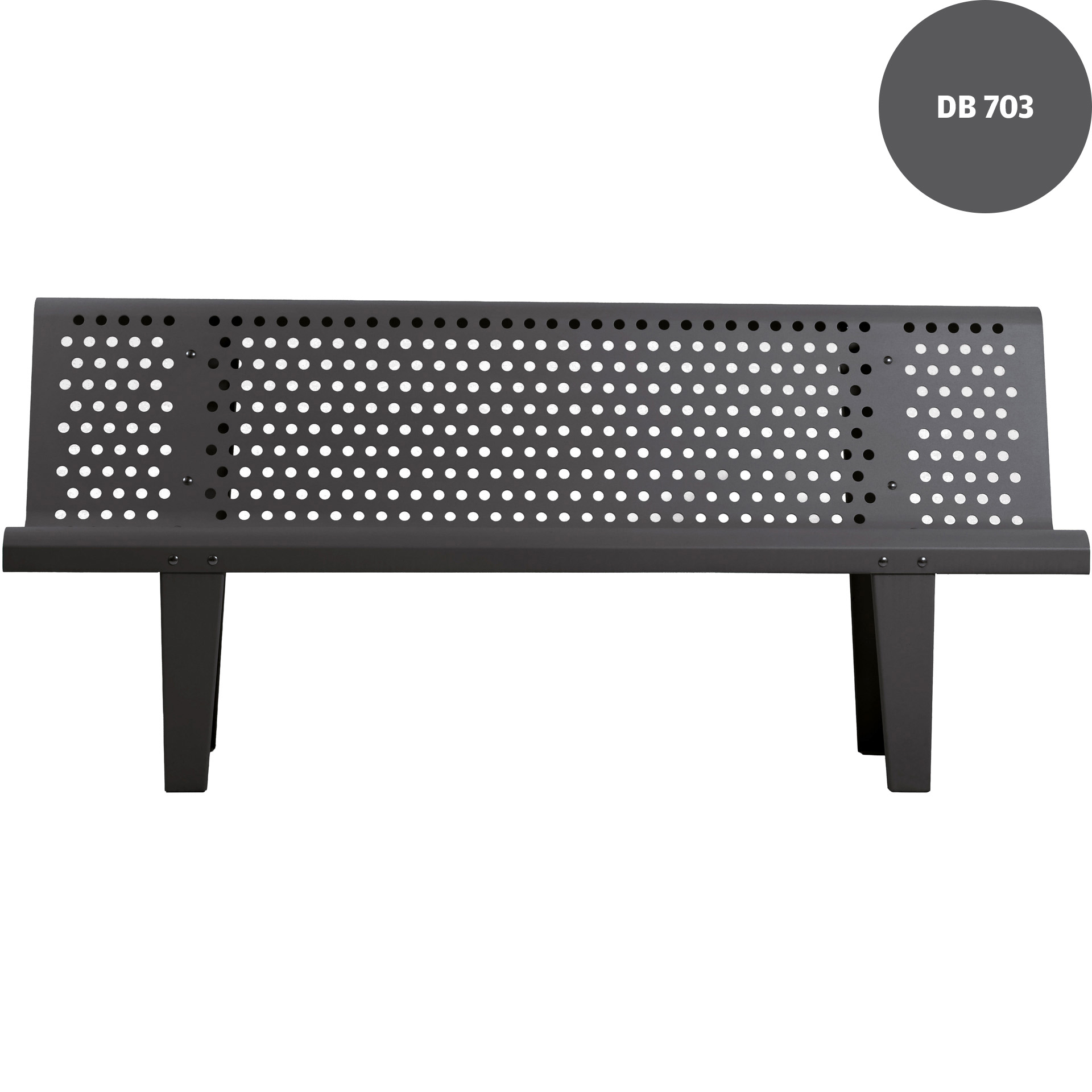 Aluminium-Lochbank LoBa, 180 cm Lochung rund