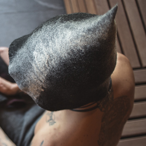 Saunahut "Magic", gefilzt