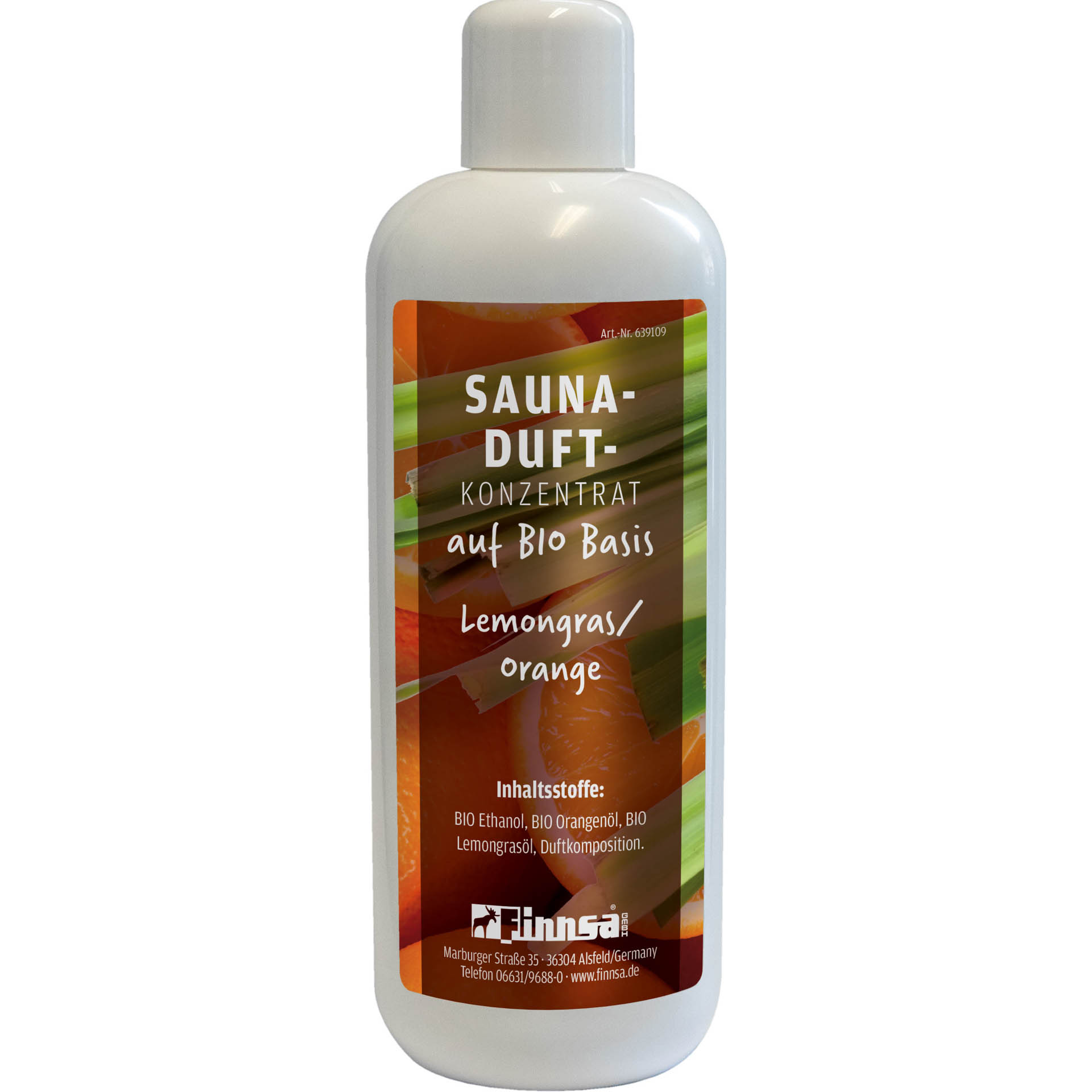 Organic Sauna Essence Lemongrass/Orange 0.5 l