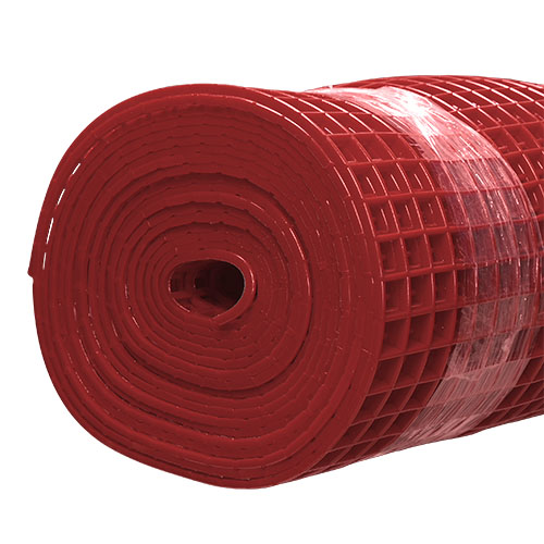 Gitter-Bodenmatte, 100 cm, rubinrot
