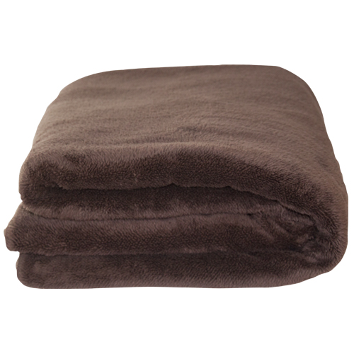 Kuscheldecke "Warm Up" braun