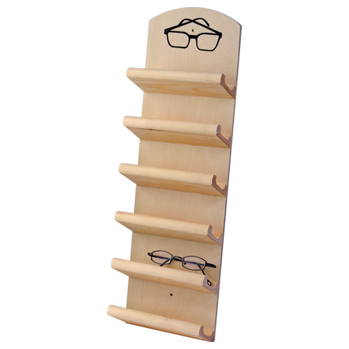 Brillenablage Classic I, 6 Brillen, Kiefer