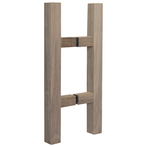 Eckiger Stabgriff, Nussbaum LA 150 mm