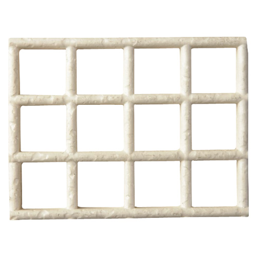 Gitter-Bodenmatte, 100 cm, weiß