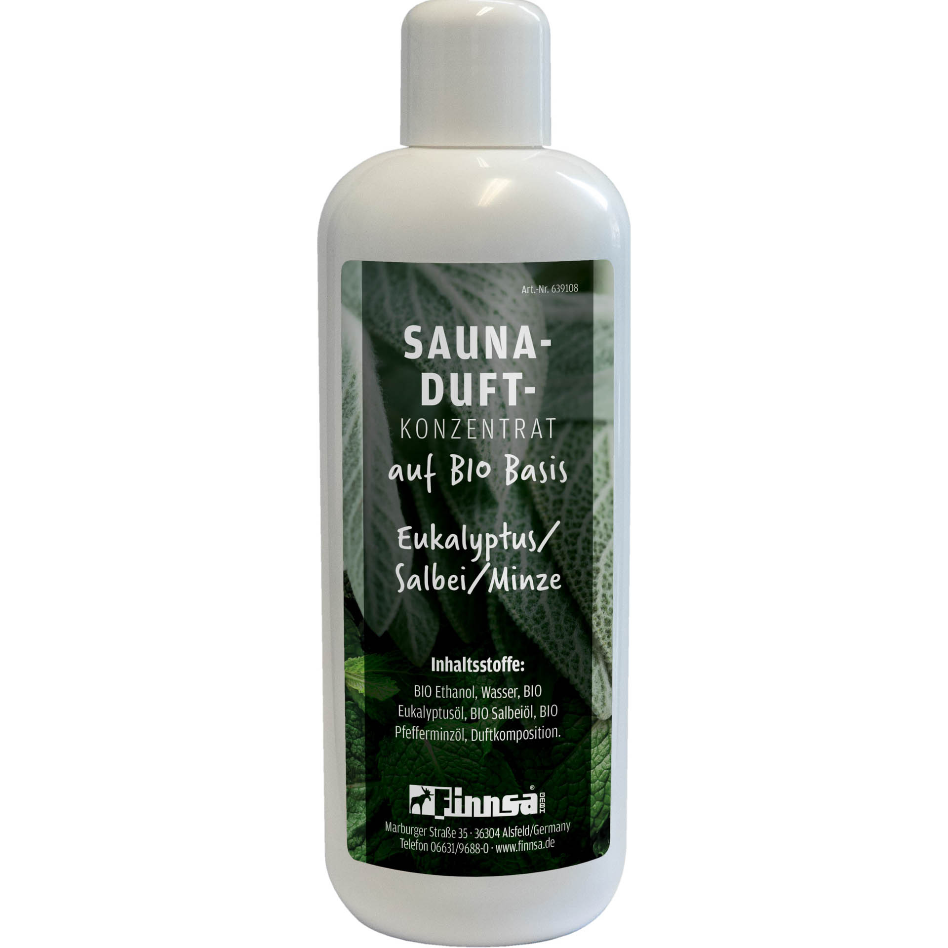 Organic Sauna Essence Eucalyptus/Sage/Mint 0.5 l